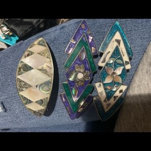 3 pack funky clips
